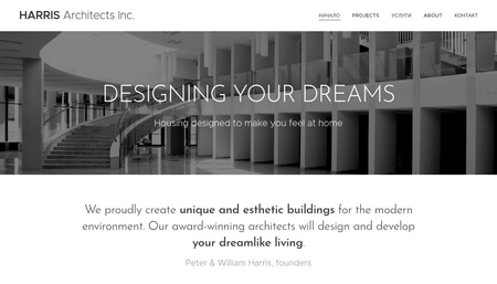 Website template