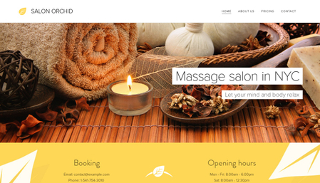 Massage Salon Template