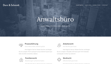 Vorlage Anwaltskanzlei