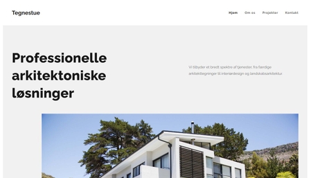 Skabelon til arkitektstudio