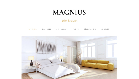 Template Hôtel-boutique