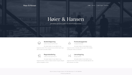 Skabelon: Skatterådgivning