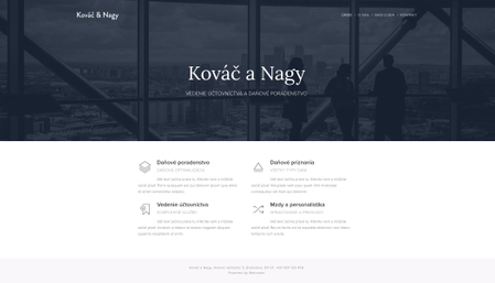 Šablóna Daňové poradenstvo