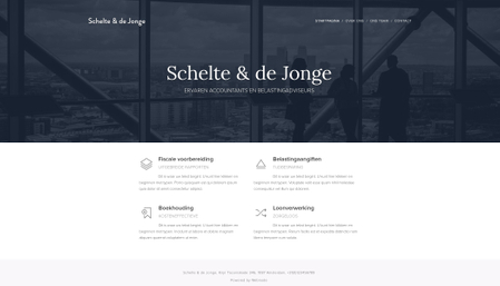 Sjabloon Belastingadviezen