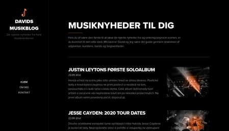 Skabelon: Musikblog
