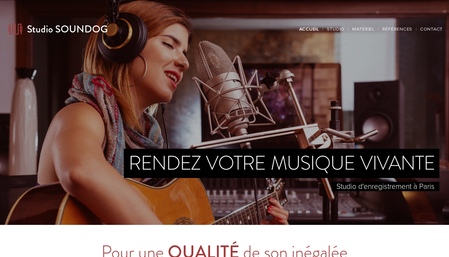 Template Studio d'enregistrement
