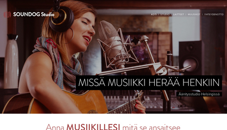 Sivupohja - Äänitysstudio