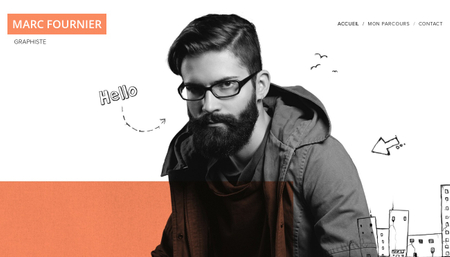 Template Portfolio en ligne