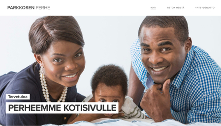 Sivupohja - Perheen kotisivu