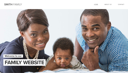 Family Website Template