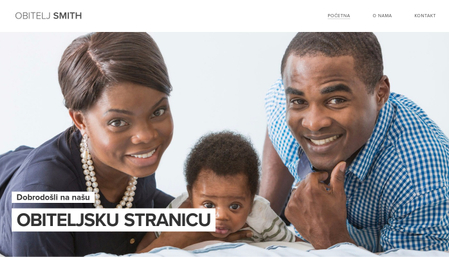 Predložak Obiteljska stranica