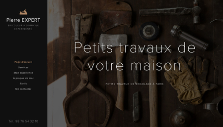 Template Homme à tout faire