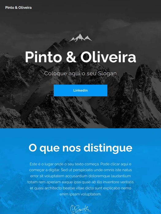 Consultoria Empresarial - Template - Webnode