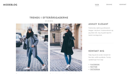 Skabelon: Modeblog