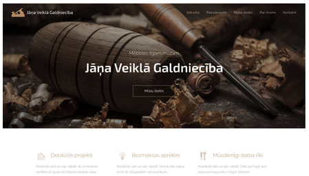 Galdniecības veidne