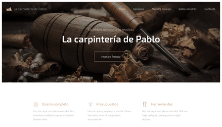 Plantilla - Carpintería