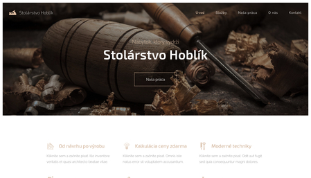 Šablóna Stolárstvo