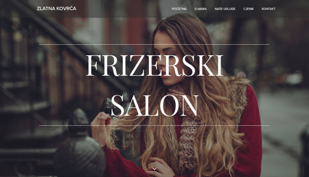 Predložak: Frizerski salon