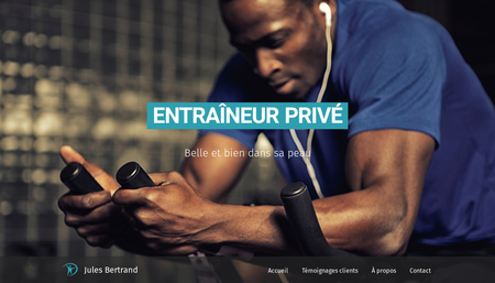 Template Entraîneur privé