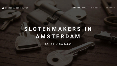 Slotenmaker sjabloon