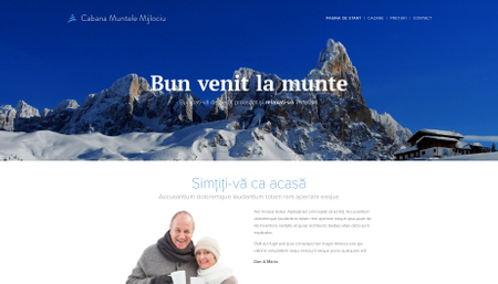 Șablon: Hotel la munte