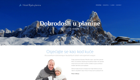 Predložak: Planinski hotel