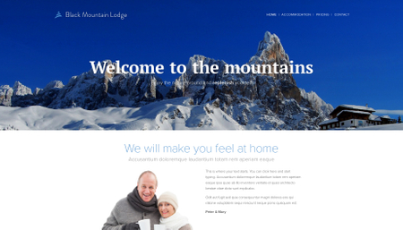 Mountain Hotel Template