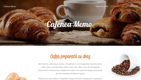 È˜ablon: Cafenea Memo