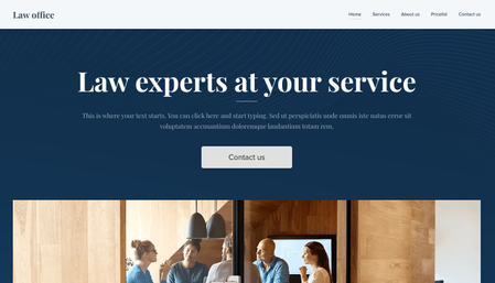 Law Office Website Template