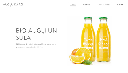 Augļu dārza veidne