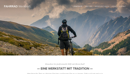 Vorlage Fahrradwerkstatt